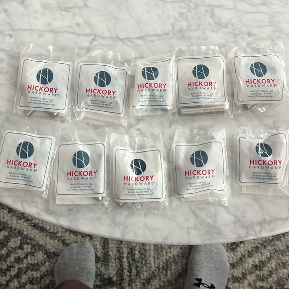 NIB! Set of 10 Hickory Hardware Stainless Steel Cabinet Pulls - Picture 3 of 6